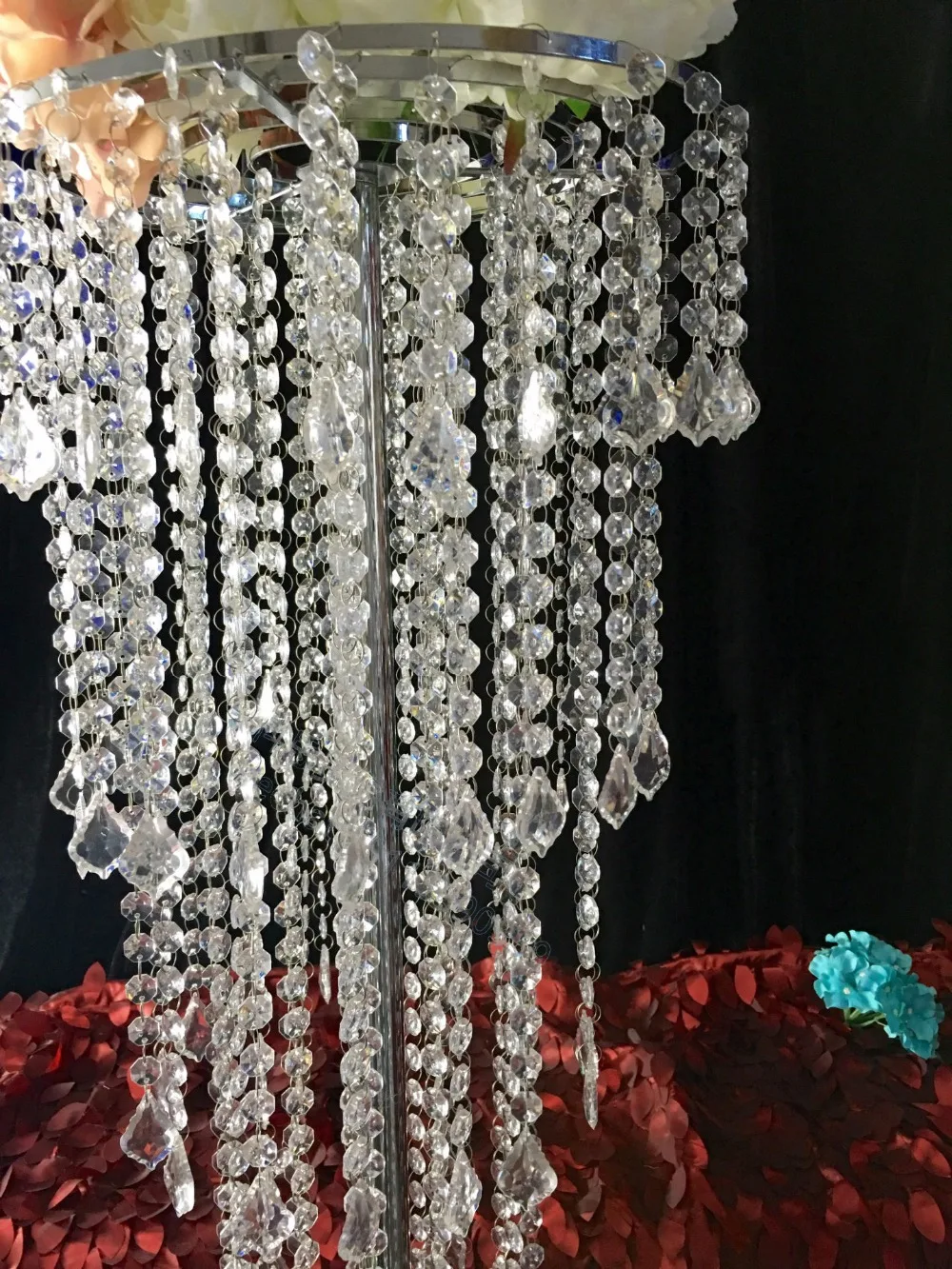 80 см высокий стол центральный Свадебный декор Цветочная подставка Свадебная