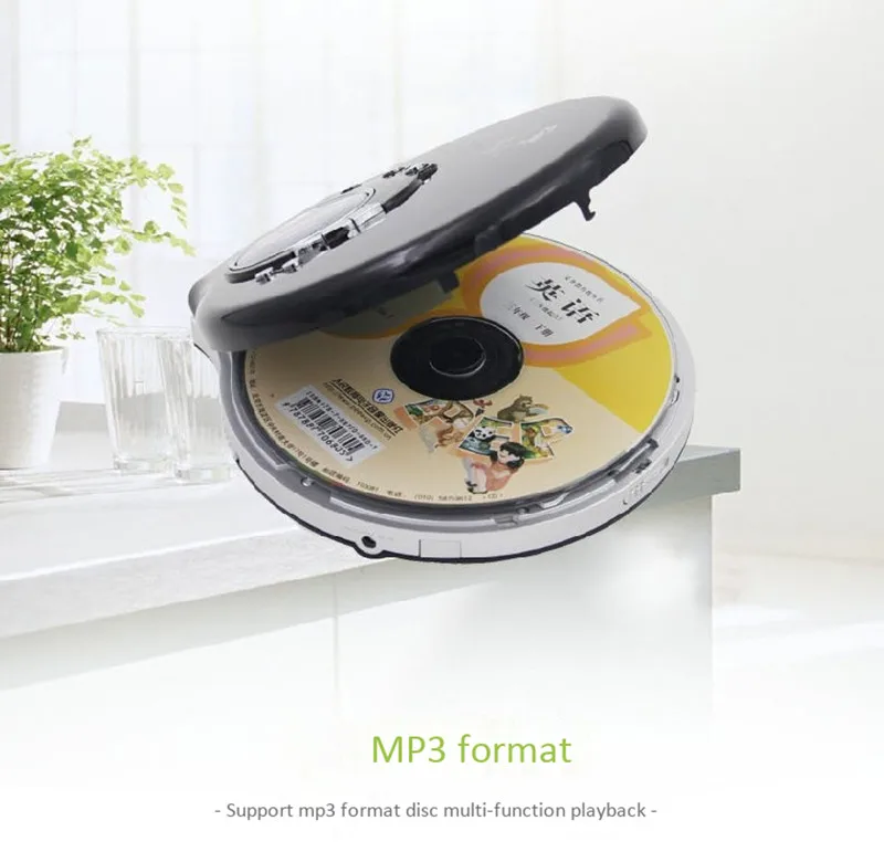 Портативный CD-плеер Walkman поддерживает MP3 CD-R/W английский диск гибочная машина HiFi воспроизведение музыки наушники аудио сбалансированный 3,5 выход