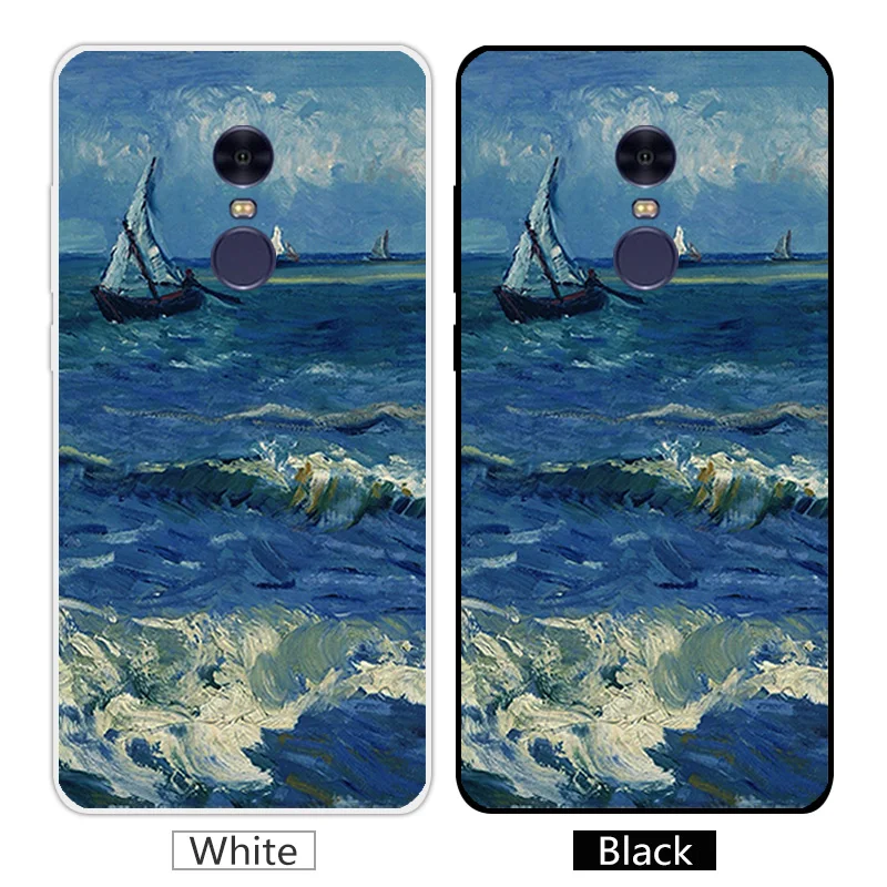 For Coque Xiaomi Redmi Note 4 Back Black Matte Cover 5.5&quot TPU Silicone Case for Phone Scen |