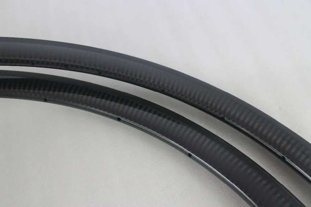 38MM depth 20/24 3K Twill glossy road bicycle carbon rims front 20 rear 24 holes clincher tire type 23mm width for carbone wheel | Спорт и
