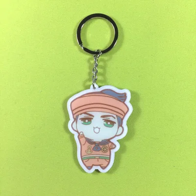 Япония оригинальные JoJos Необычные Приключения брелок Аниме JoJo акриловые подвески - Цвет: 6