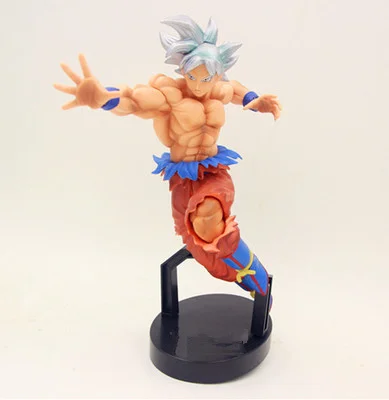 Аниме Dragon Ball Z Super Saiyan Ultra Instinct Goku Migatte серебряные волосы фигурка ПВХ Модель