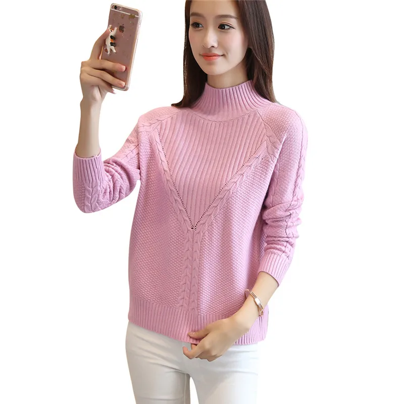 

48 qiu dong Han edition half a turtleneck sweater twist raglan sleeve F1870 render unlined upper garment