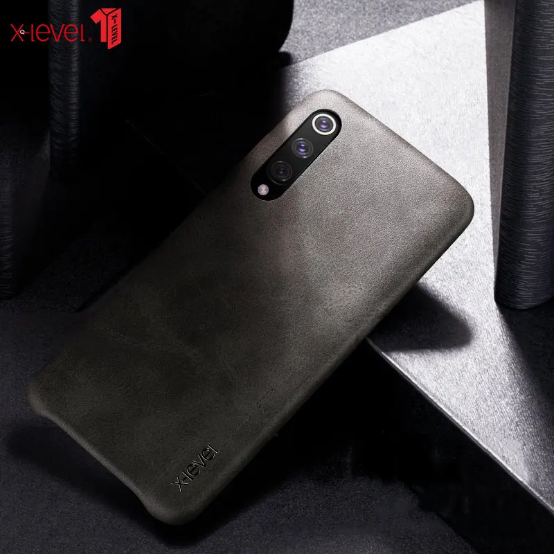 Для Xiaomi Mi9 чехол из искусственной кожи Мягкий сенсорный Ультра Тонкий деловой
