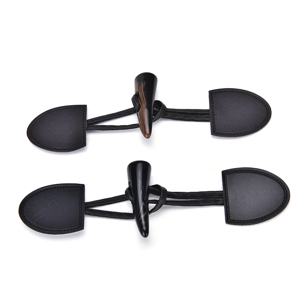 1 шт. черный коричневый бычий рожок тумблер швейная кнопка для пальто куртка DIY