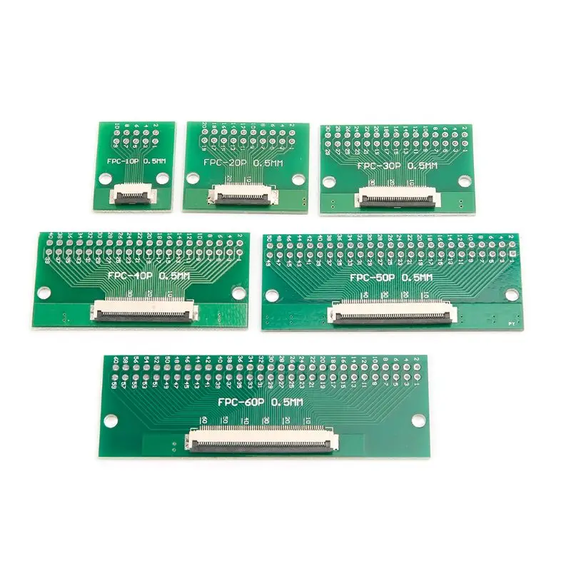 Новинка 0 5 мм FPC/FFC до 2 54 SMT PCB конвертер плата сварка с разъемом 2019|Соединители| |
