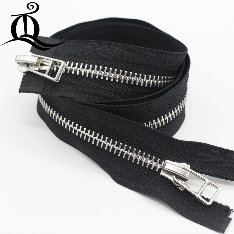 75 см 1 шт. двойной съемник металлической застежкой молнией украшенная