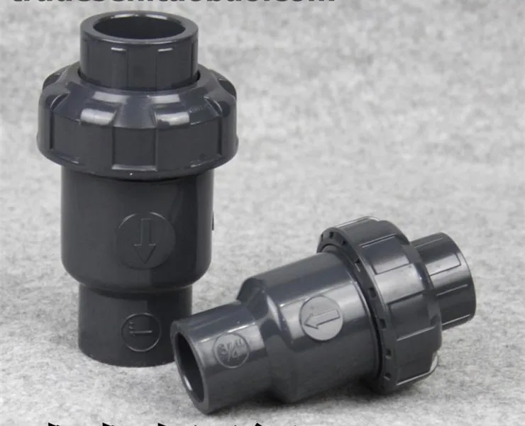 1 шт. проверочный клапан НПВХ сантехника фитинги из ПВХ соединитель водяного