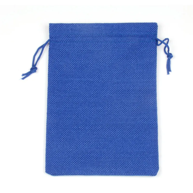 13x18 см 50 шт. ручной мешковины drawstring джутовых Сумки для косметической