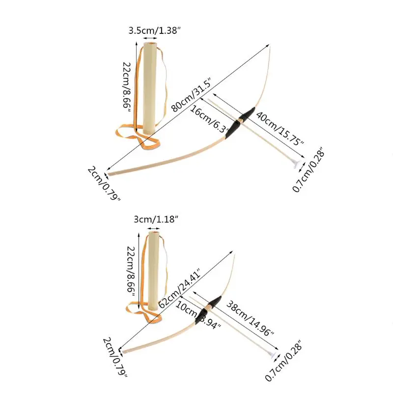 Безопасный бамбуковый лук стрела игрушка герой косплей Спорт на открытом
