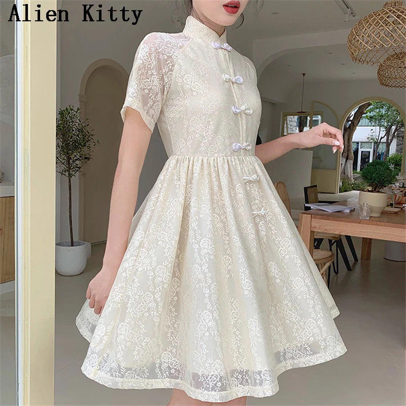 2019 г. Новое летнее свободное повседневное простое платье цвета шампанского с