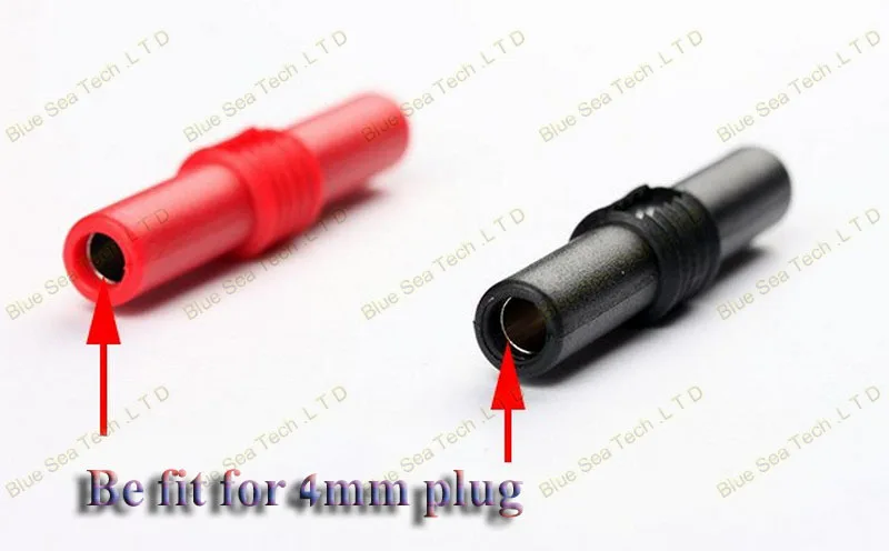 10 шт. 4 мм стандартный разъем типа банан изолированный CATII 600 В/макс. 19 А бесплатная