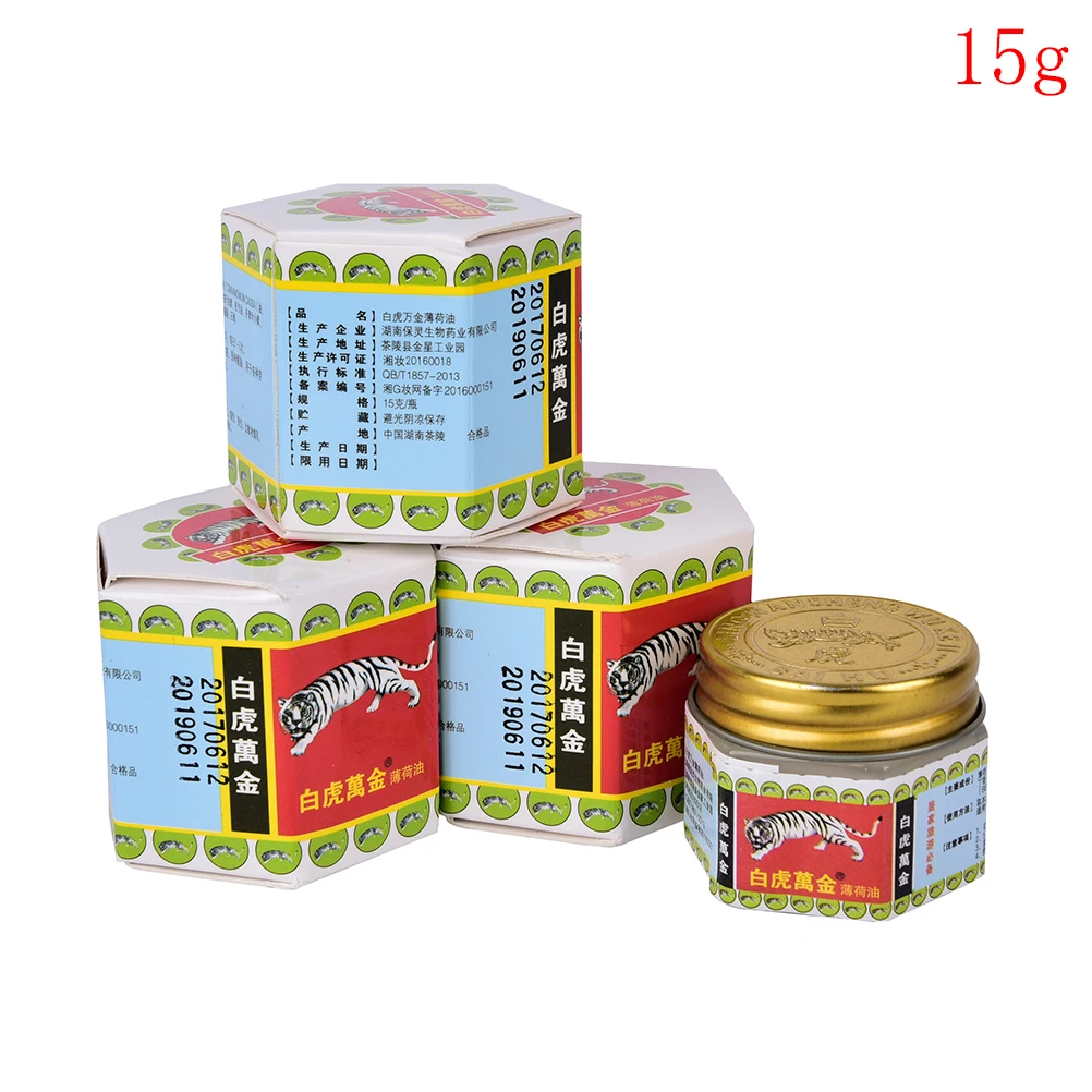 Тигровый бальзам белая мазь от укусов насекомых 15 г дополнительная сила