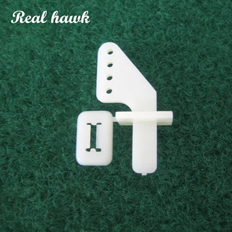 

10 pcs Nylon Pin Horns 21x11 mm (4 Hole) For RC Model Airplane Parts Remote Control Foam Electric Plane free shipping