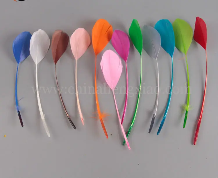 Продажа 20 штук белого цвета красивое гусиное перо перья из крыльев 13 18 см в длину