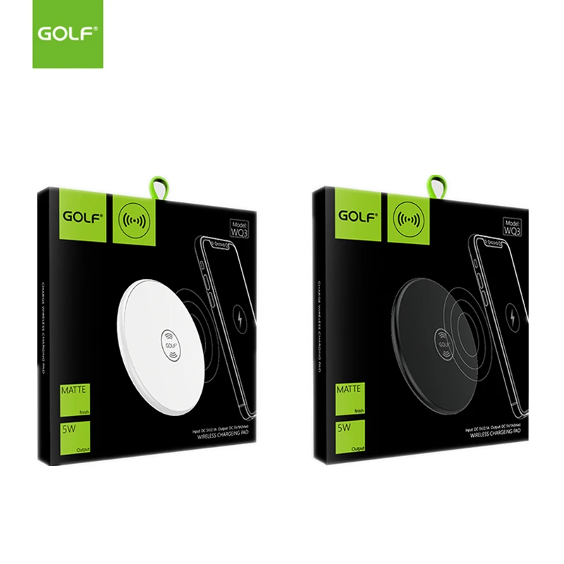 GOLF QI Беспроводное зарядное устройство для iPhone X XS XR 8 Plus samsung S10 S9 S8 S7 S6 Edge Note9 Nexus 6 5 4