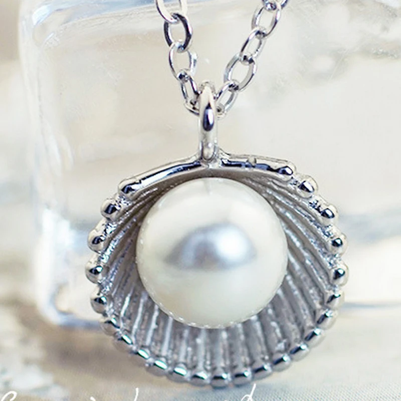 Starland 2016 Лето стиль 1 шт. Элегантный Прекрасно Круглый Имитация pearl White Gold Plated Sandbeach