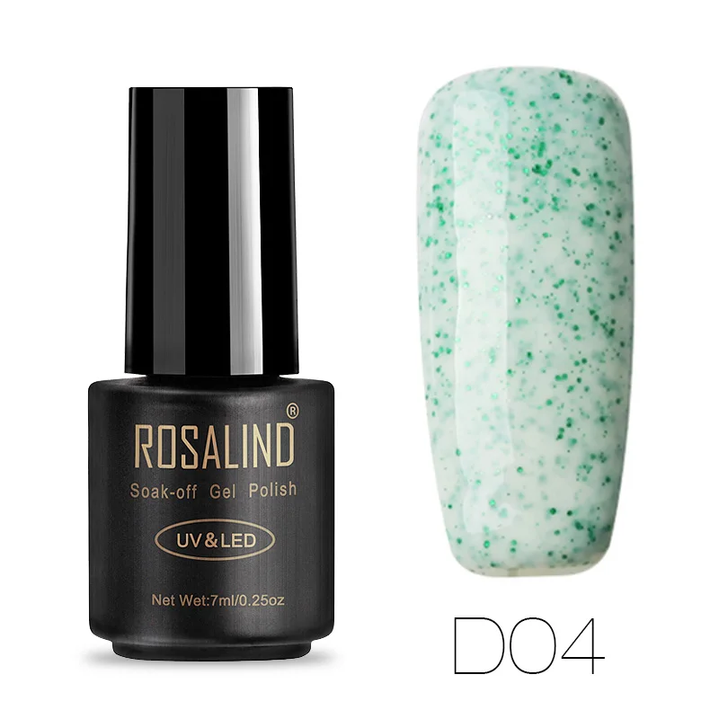 RAD04 ROSALIND Гель-лак для ногтей Гибридный лак все для маникюра Блестящий верхний базовый слой УФ-гель Vernis Полупостоянный акриловый гель лак - Цвет: RAD04