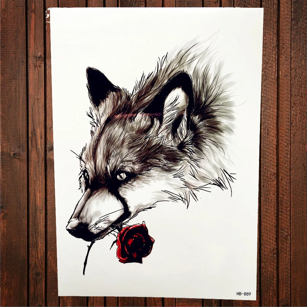 Тату-наклейки с леопардовым принтом для мужчин и женщин |