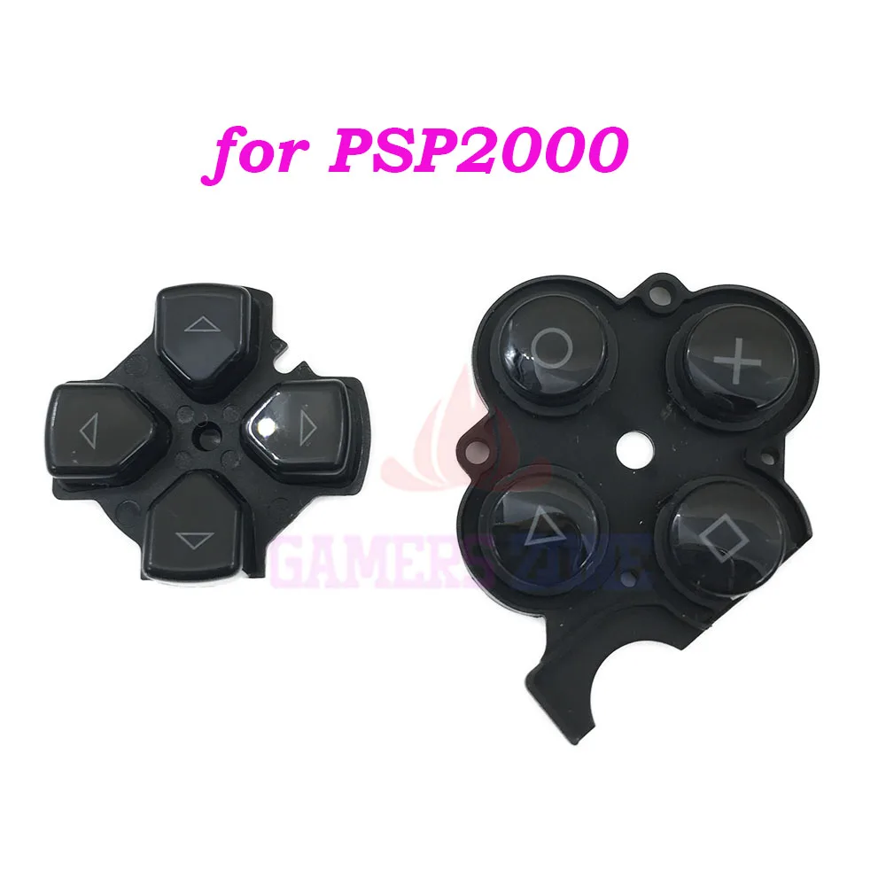 Used Black Buttons Right Condutive Rubber Button Repair Replacement for Sony PSP 2000 Left D Pad | Электроника