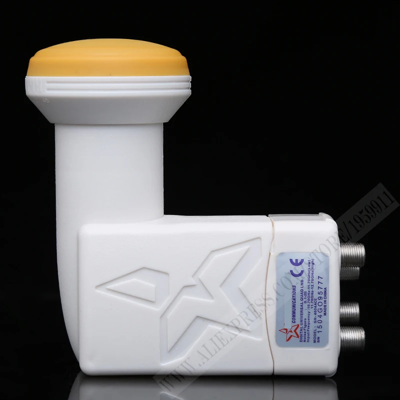Full hd цифровой универсальный quad LNB с низким уровнем шума 0.1dB ku band lnb
