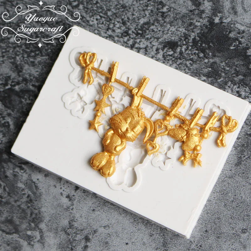 Детская силиконовая форма для помадки инструменты украшения торта шоколадной