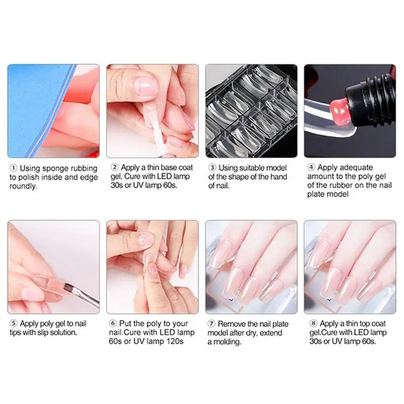 43 шт. полигель для ногтей отличное соотношение цены и качества клей наращивания