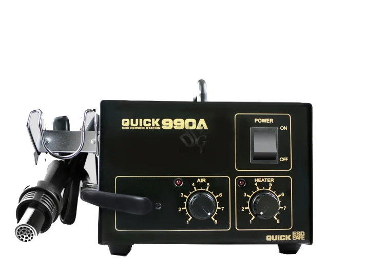 Crack 990A Антистатическая мощность 270 Вт SMD паяльная станция с фена контролируемый