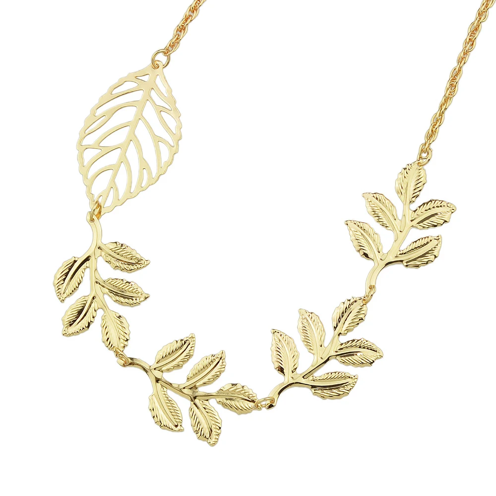 Wedding Hair Accessories Gold Color Leaf Pattern Hairbands Jewelry Fashion Women Hairwear|fashion hair jewelry|hair jewelryjewelry |