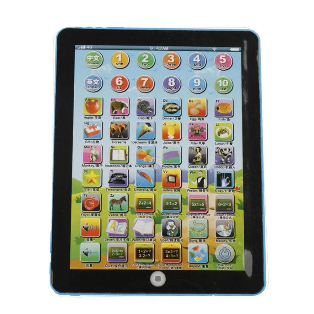 Мини обучающая машина для детей на английском сенсорный Ipad компьютер