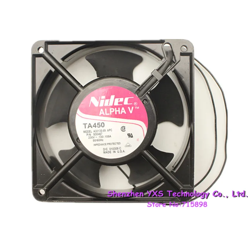 TA450 A30135 89 AC 230V 12CM 12038 120*120*38MM 22 W 28 130 105A Вентилятор охлаждения шкафа|fan fan|fan coolingfan 12cm |
