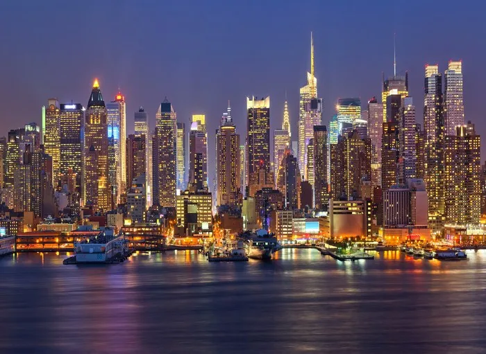 New York City Skyline Night photography studio background Vinyl cloth High quality Computer printed party backdrops | Электроника