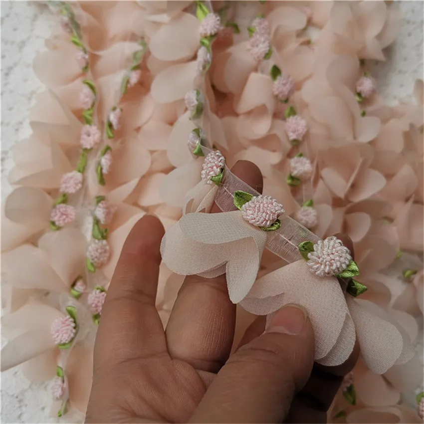 Аппликация из шифона и кружева 5 см 1 метр | Дом сад