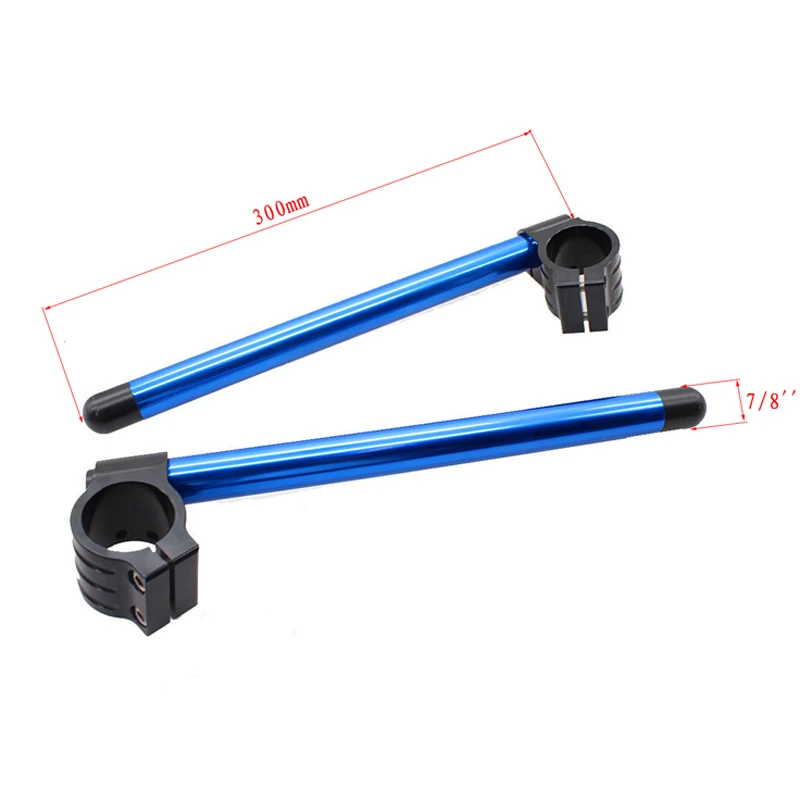 Пара CNC 43 мм 45 46 48 мотоцикл Riser Clip Ons Клип Clipon 7/8 &quot22 руль вил вилка трубка|Ручки для