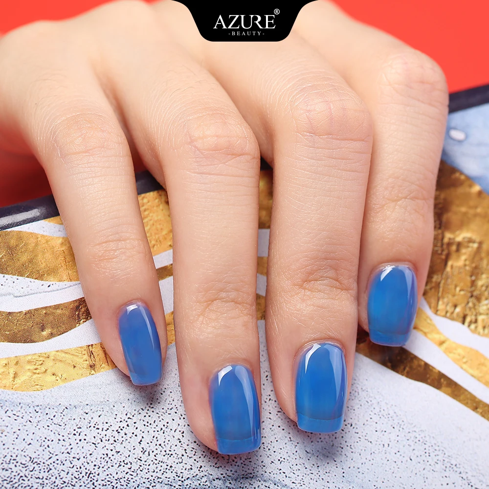 Azure Beauty 6 шт./лот Желейный Гель-лак для ногтей Дизайн полупрозрачный светодиодный