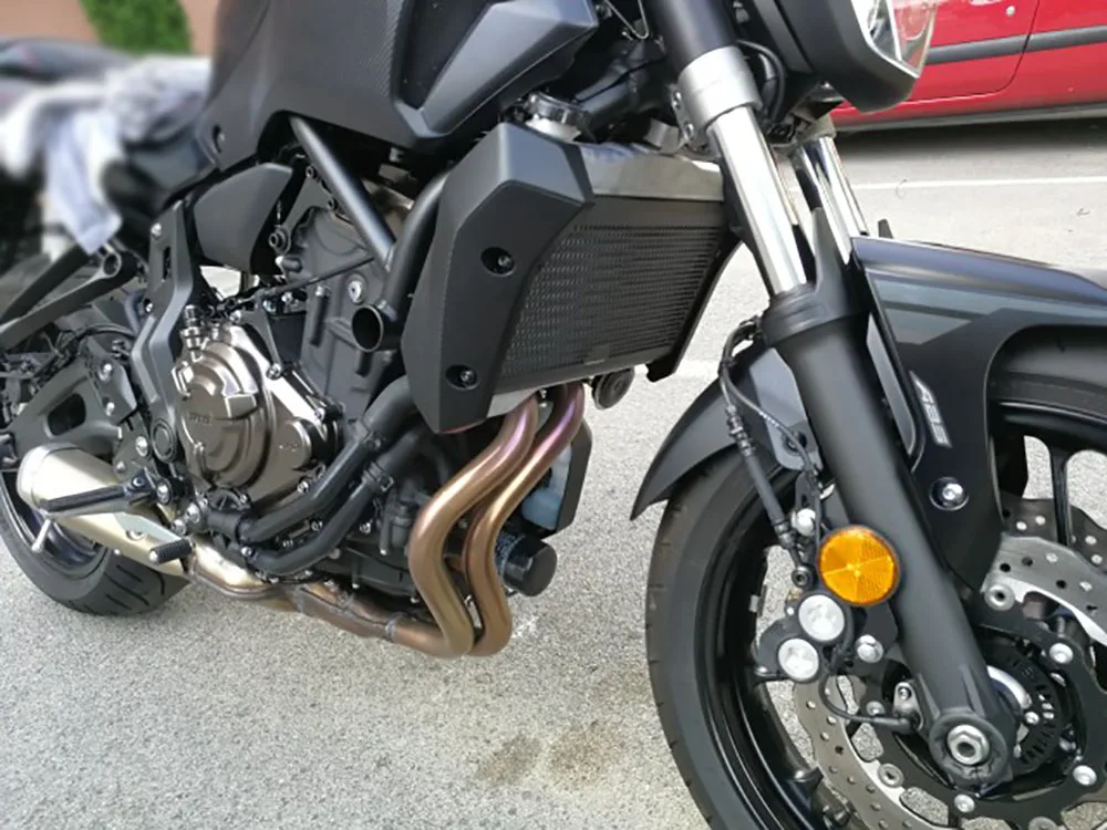 Для Yamaha Mt07 Mt 07 FZ07 FZ MT 2014 2016 XSR700 защитная крышка радиатора радиатора|radiator grill