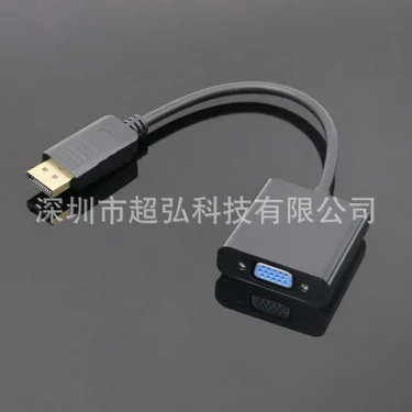 50 шт. порт дисплея Thunderbolt DP в VGA Женский конвертер кабель адаптер для ПК