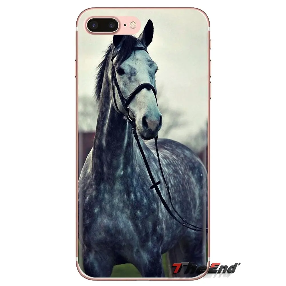 Running Dappled Horse Art Soft Transparent Cases Covers For Xiaomi Redmi 4A S2 Note 3 3S 4 4X 5 Plus 6 7 6A Pro Pocophone F1 |