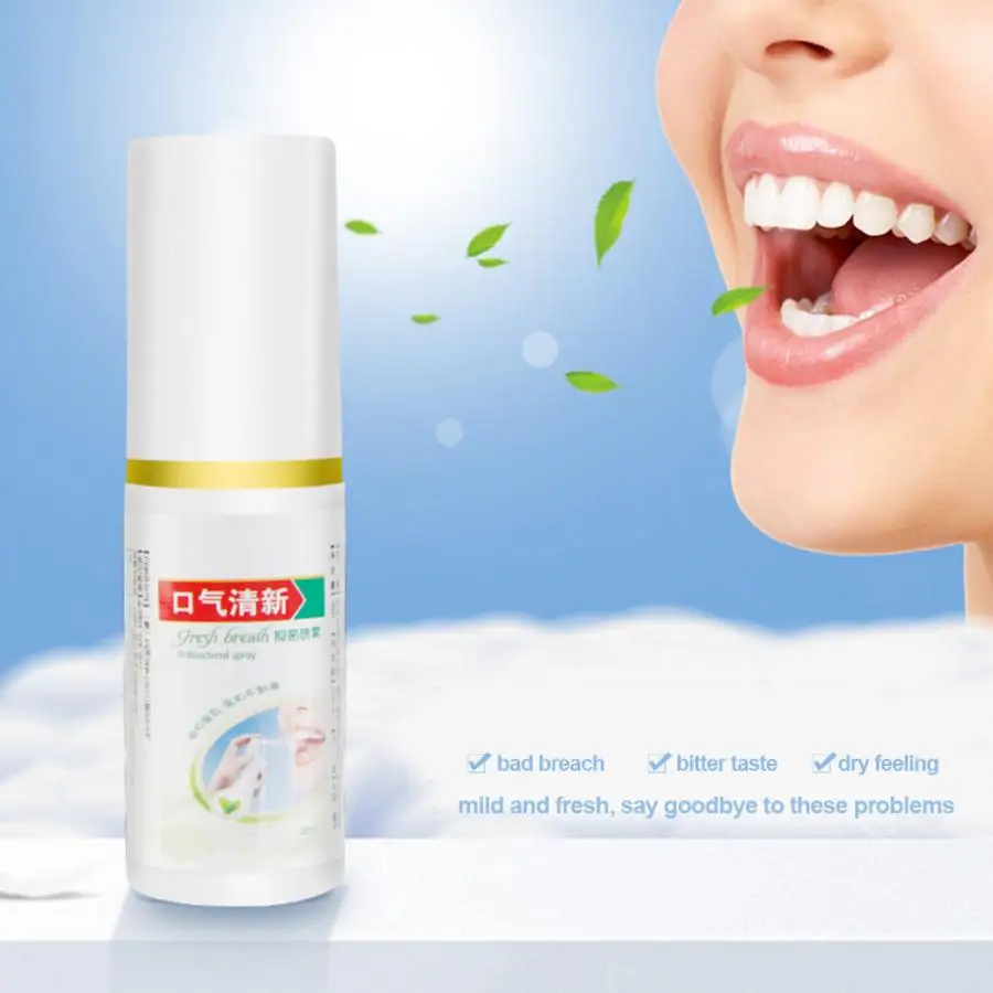 Perfume Oral Hygiene Care Bad Breath Odor Herbal Mouth Freshener Antibacterial Spray 30ml Perfumes For Body