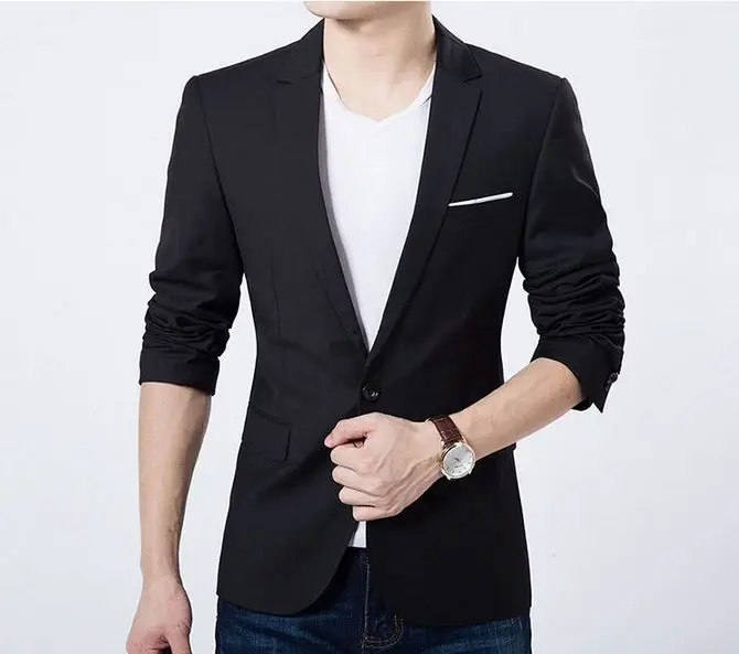 Для мужчин с длинным рукавом Slim fit Пальто Оксфорд костюм ветрозащитный Мужчины