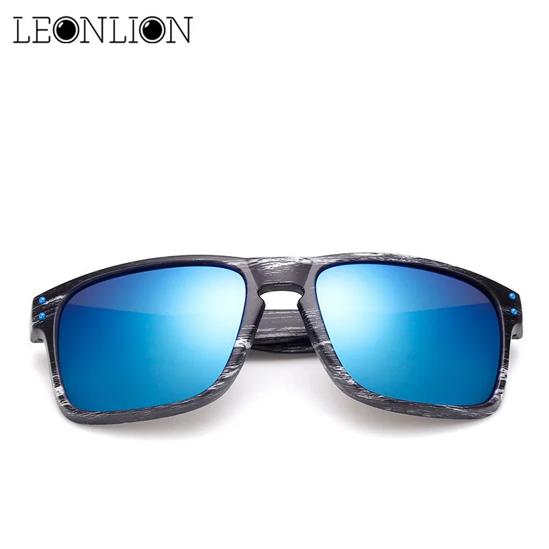 Солнцезащитные очки LeonLion с имитацией под дерево женские брендовые дизайнерские