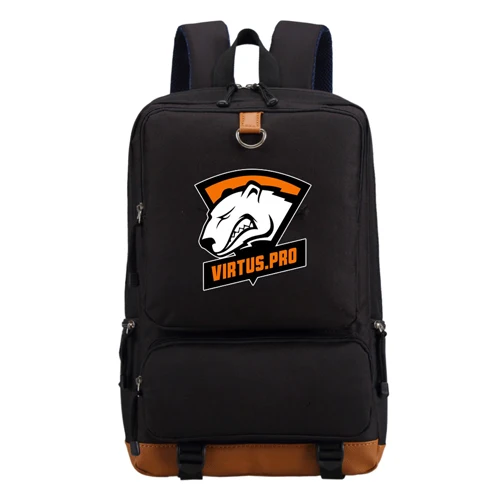 WISHOT Team Fnatic DOTA 2 CS рюкзак csgo Virtus. pro SK рюкзак с игровой символикой подростковые мужские wo мужские школьные сумки для студентов сумки для ноутбука - Цвет: Black4