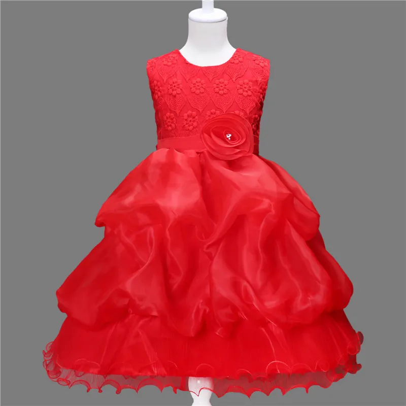От 3 до 8 лет Детские платья для девочек платье принцессы элегантное Vestidos vestido de festa