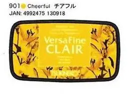 Tsukineko чернильные подушечки VersaFine CLAIR чернильные подушечки пигментные чернила быстрая сушка Япония - Цвет: 901