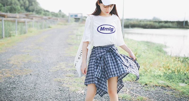 Высокая талия клетчатая юбка женская летняя Kawaii Мини юбка Harajuku уличная Rok корейская мода уличный стиль юбки для женщин s 50H0173