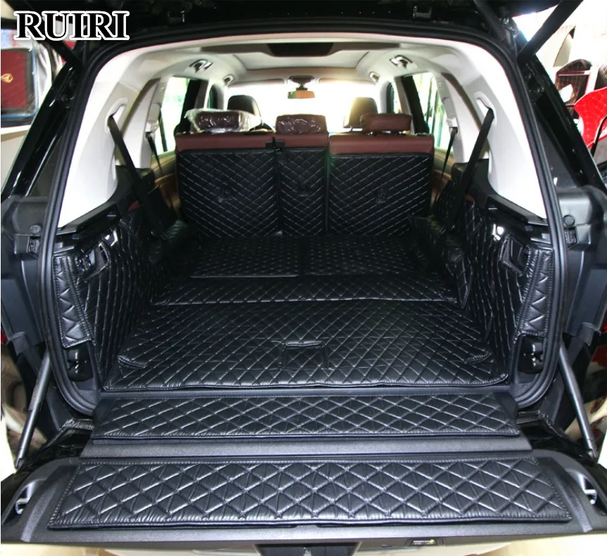 

High quality! Full set car trunk mats for BMW X7 G07 7 seats 2020 durable waterproof cargo liner mats boot carpets for X7 2019