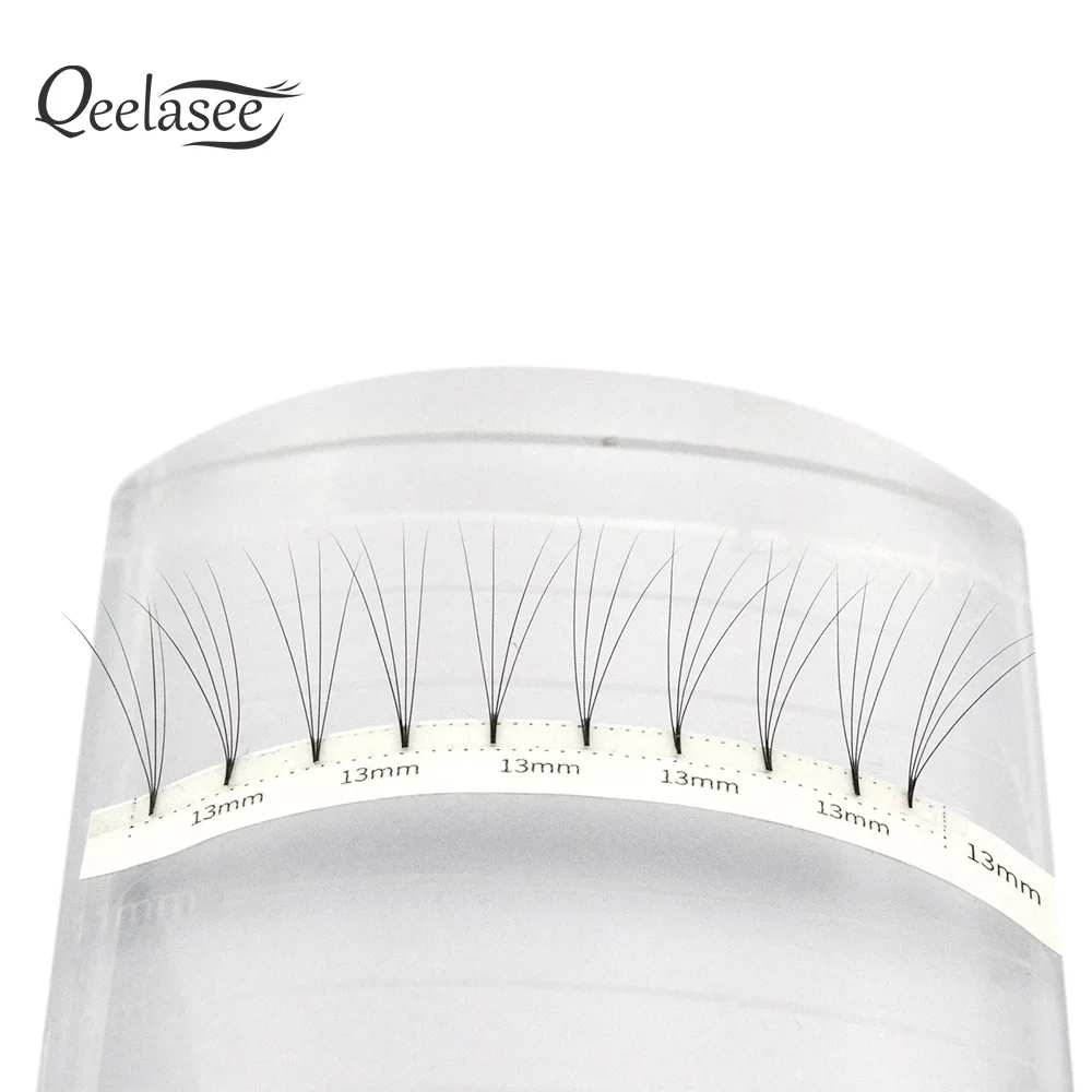 Qeelasee новые объемные ресницы 3D 7D с коротким стержнем готовые из искусственной