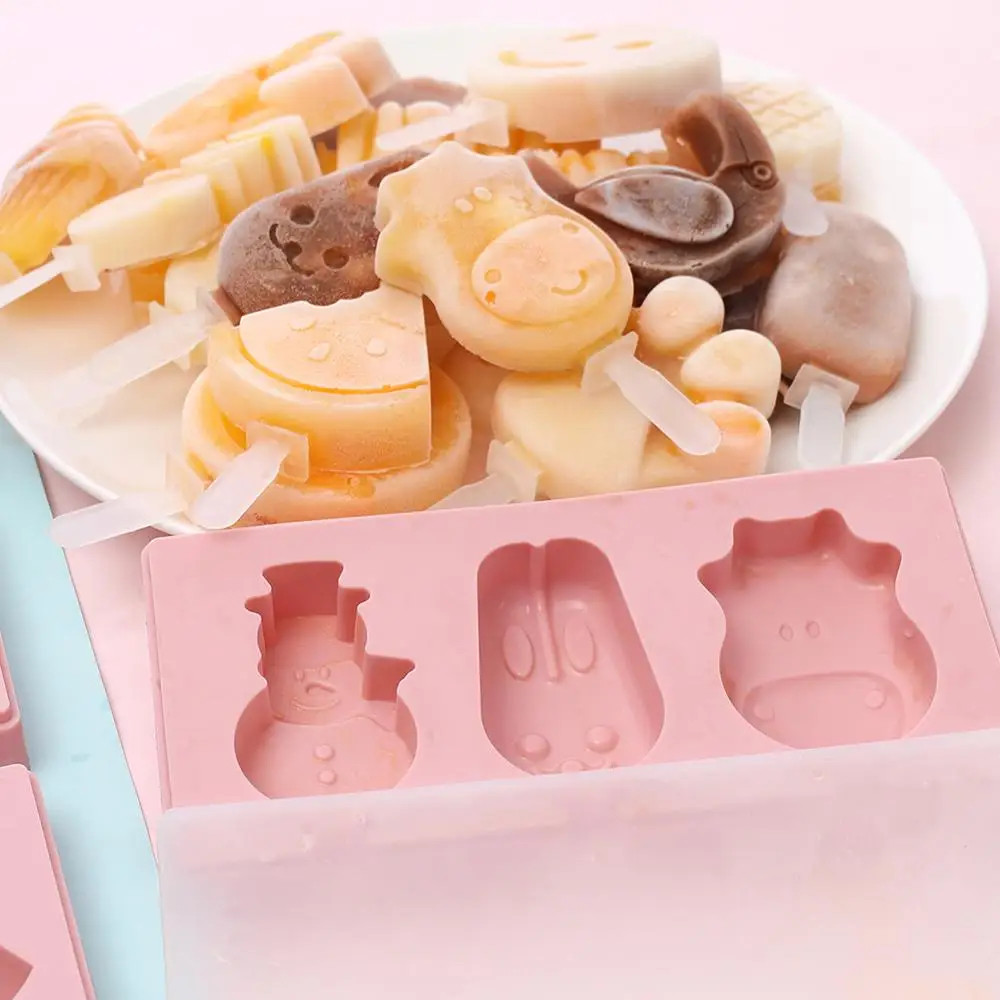 Форма для мороженого силиконовая форма пищевой арбуз снеговик ананасовая чашка