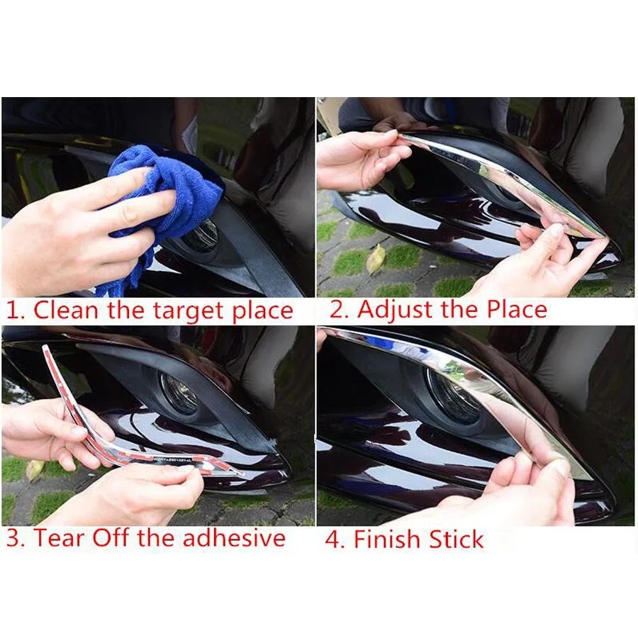 Передсветильник противотуманная фара для автомобиля накладка на веко бровей