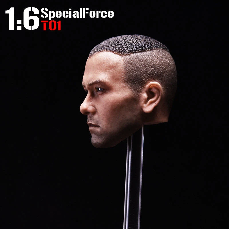 1:6 Scale Asia Special Force T01 Peng Yuyan Figure Head Model For 12&quot Action Collection Toys Gift | Игрушки и хобби